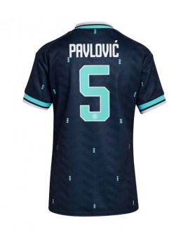 Billige Tyskland Aleksandar Pavlovic #5 Bortedrakt Dame VM 2026 Kortermet